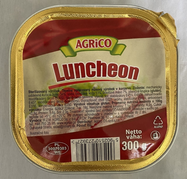 Luncheon 300g Agrico