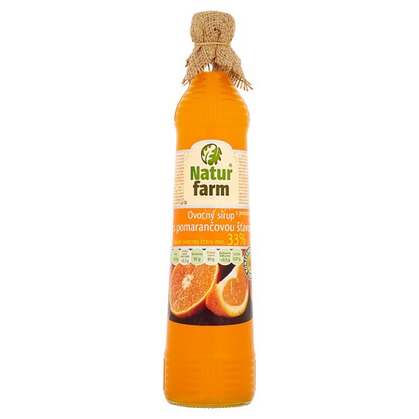 Sirup Natur pomaranč 0,7LFarm