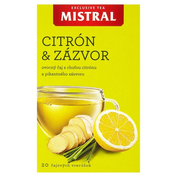 Čaj Mistral 40g citr/zazvor