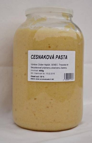 Cesnaková pasta 70% 4L Hajduk