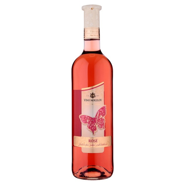 Víno Rosé 0,75L Motýl