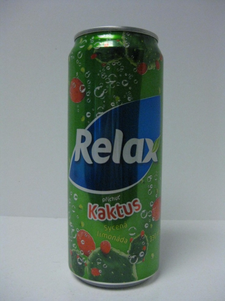 Nápoj Relax 0,33L kaktus plech